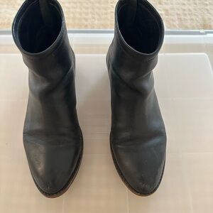 Classic and Chic Black Leather Ankle Boots by Loeffler Randall
